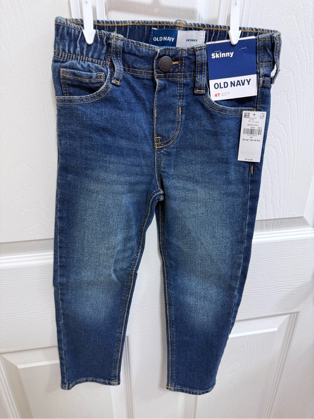NWT Old Navy Kids' Skinny Blue Jeans, Size 4T
